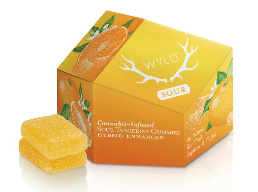 Wyld Sour Tangerine 100mg Gummies