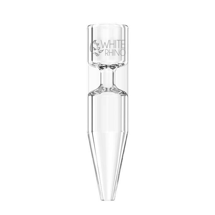 White Rhino | Flip Chillum To Straw Replacement Tip | Quartz