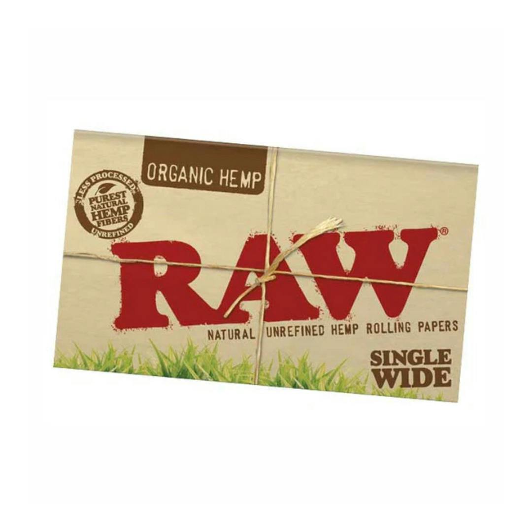 Raw | Organic Hemp Papers Single Wide