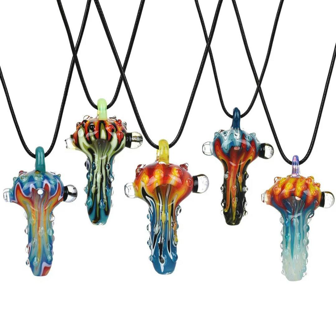 AFG | Spoon Pipe Glass | Assorted Colors | 2.75"