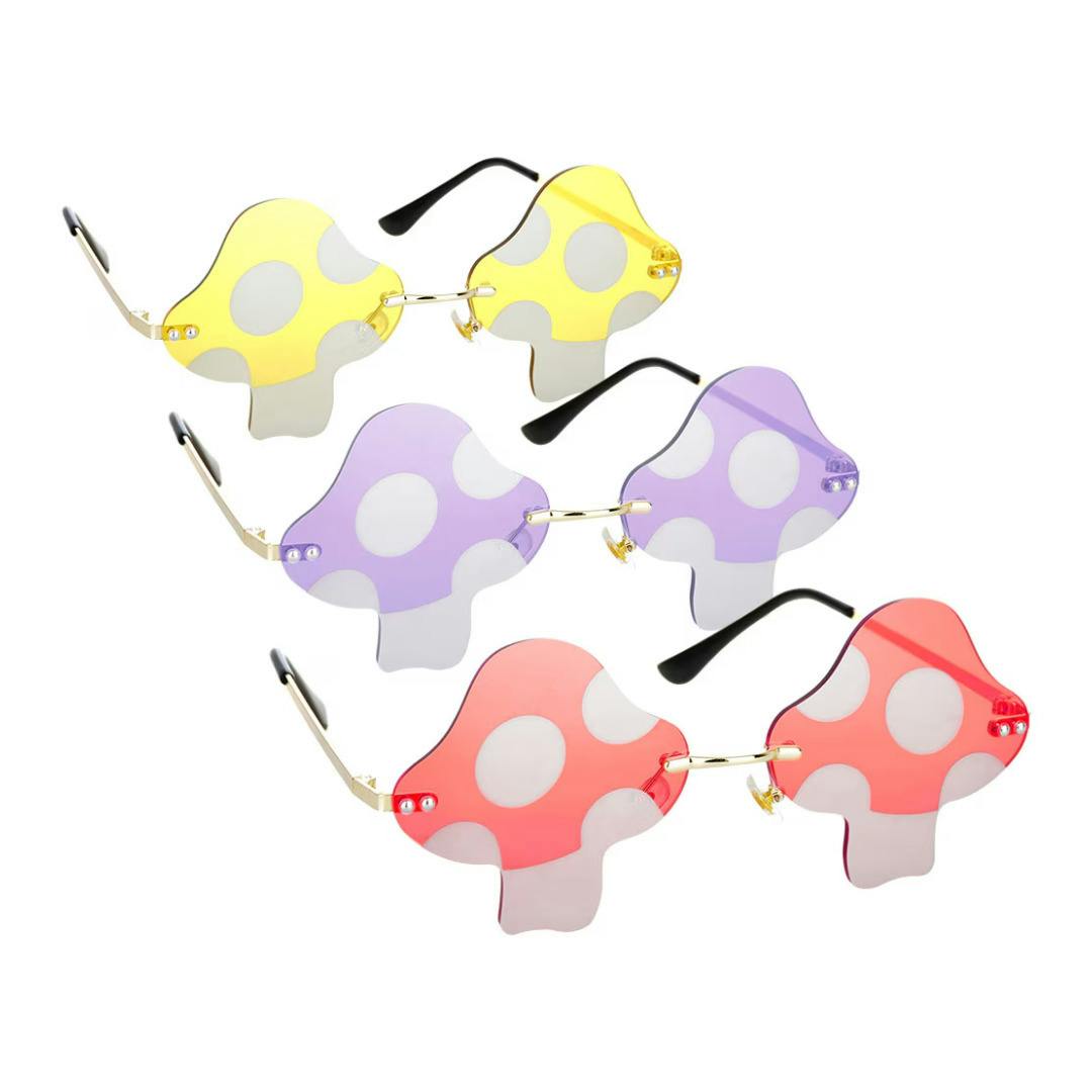 AFG | Mushroom Novelty Sunglasses Assorted Colors