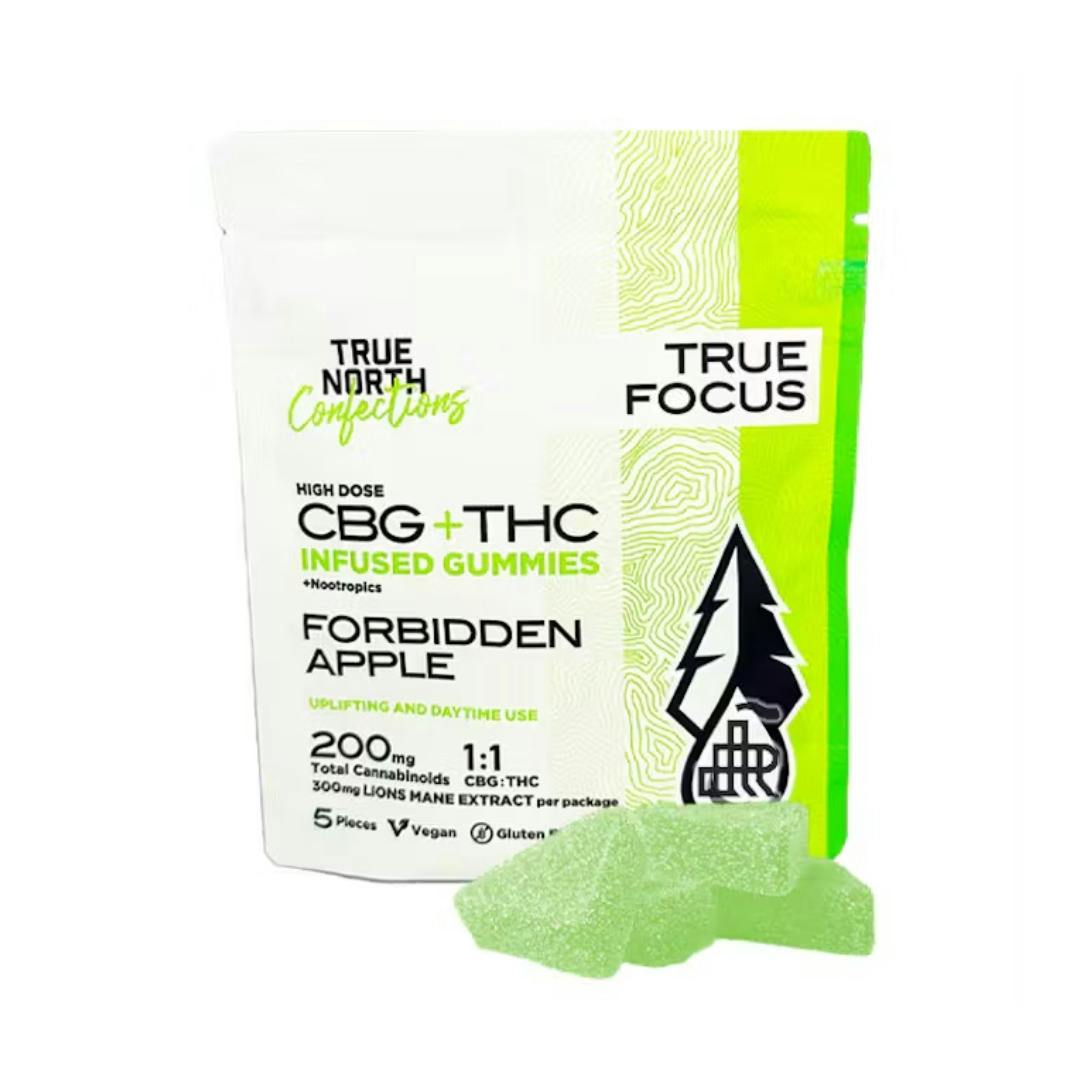 True North | Forbidden Apple Gummies | 1:1 THC:CBG