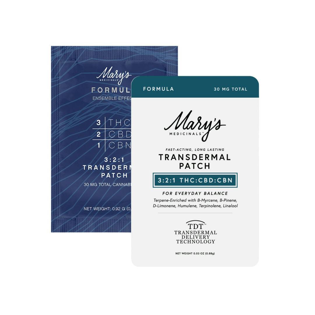 Mary's Medicinals | Formula Transdermal Patch | 3:2:1 THC:CBD:CBN