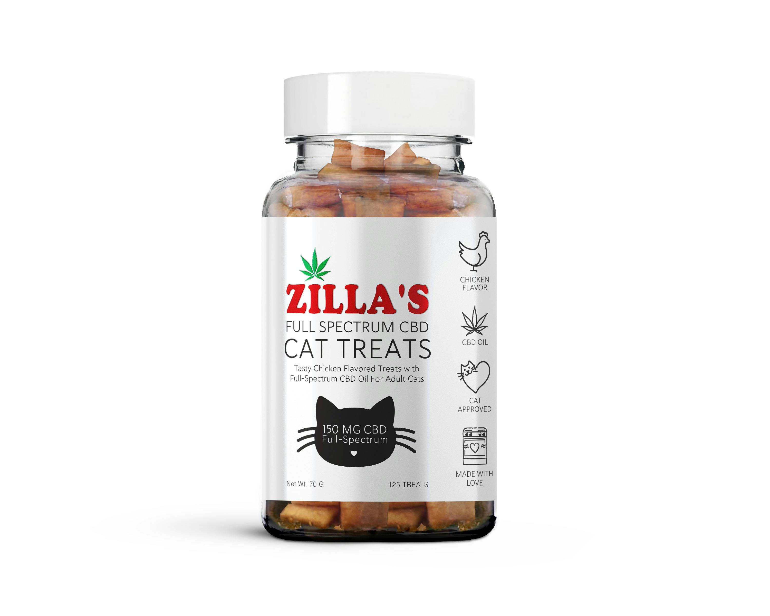 Zilla's | Chicken CBD Cat Treats Full-Spectrum