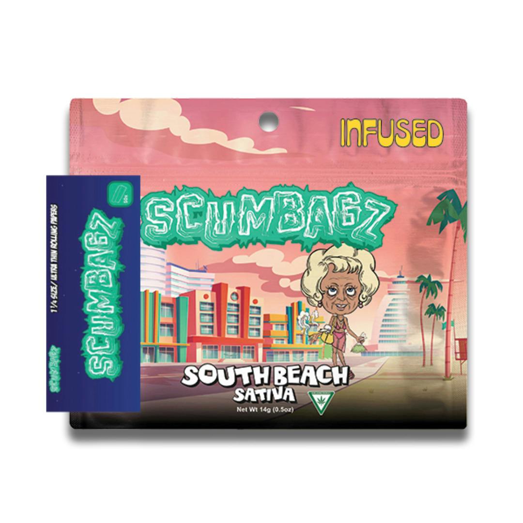 Scumbagz | South Beach Sativa Prepackaged Infused Ground Flower