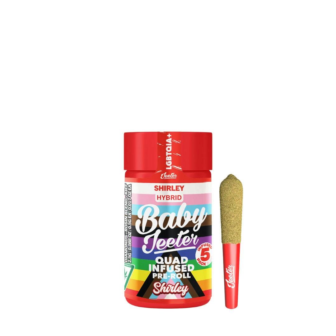 Limited Edition Jeeter | Shirley Temple Infused Pre-Roll Pack | 5x0.5g