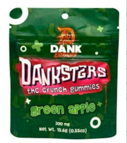 Danksters Green Apple Crunch Gummies | 4x50mg
