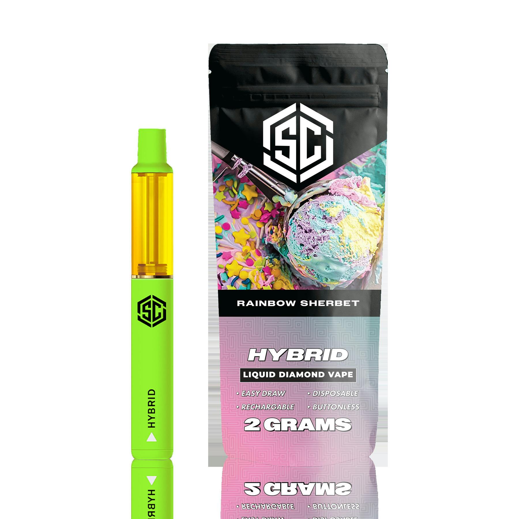 SC | Rainbow Sherbet Liquid Diamond Disposable Vape