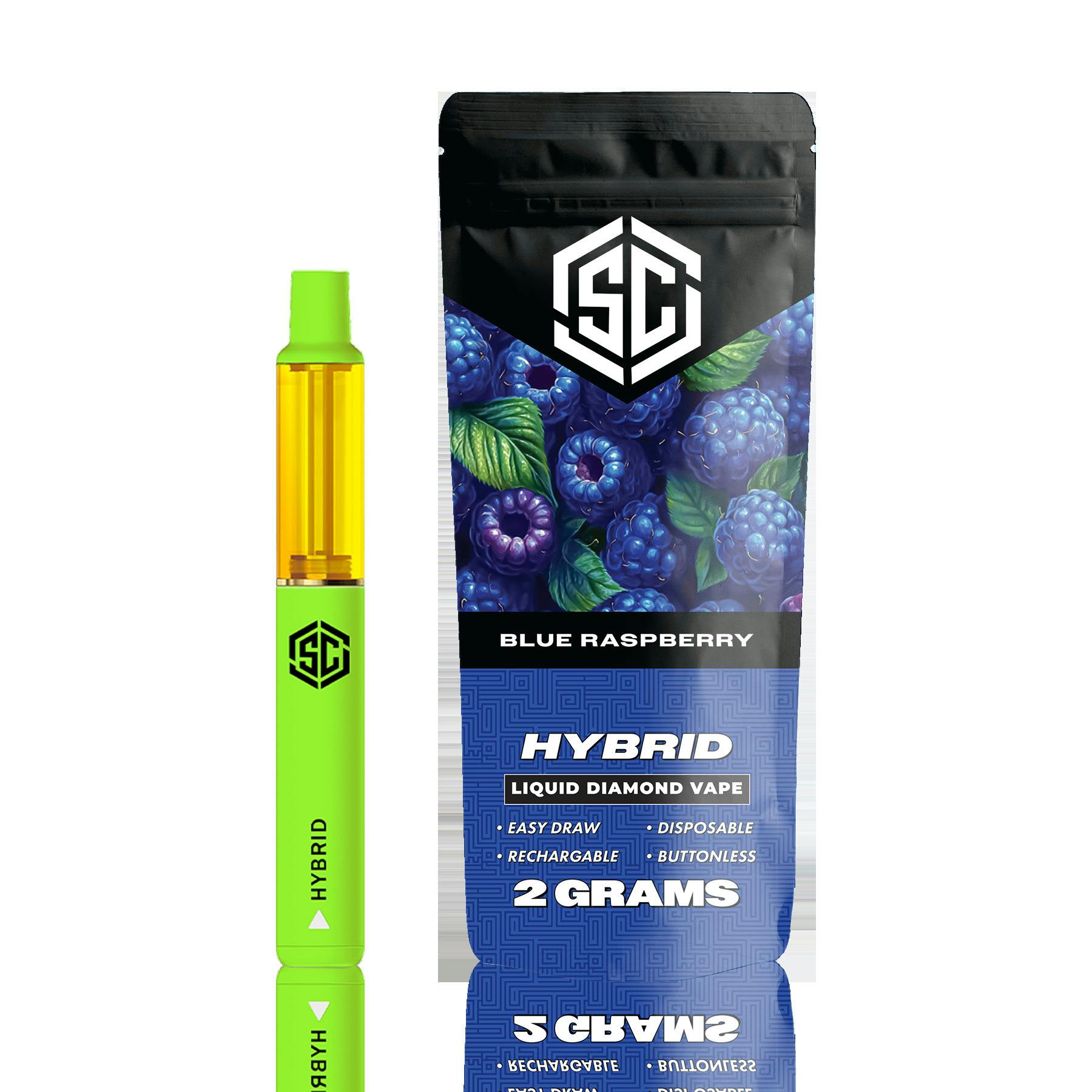 SC | Blue Raspberry Liquid Diamond Disposable Vape