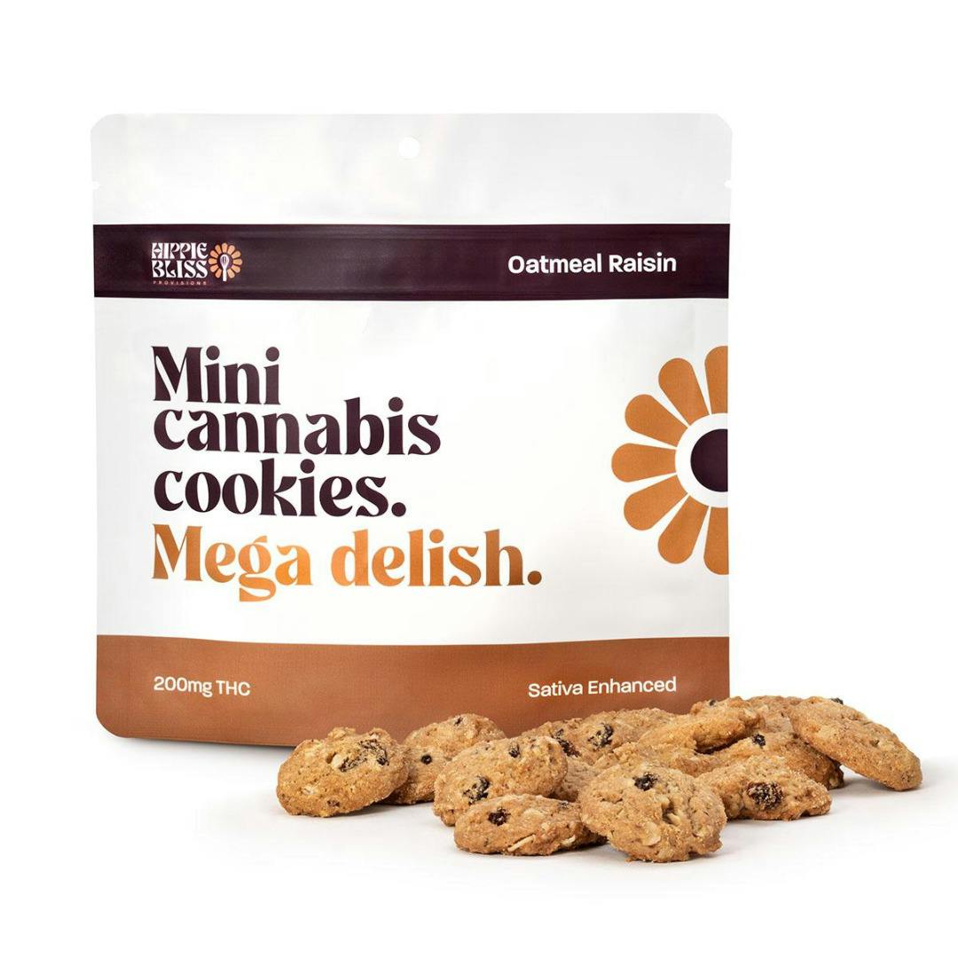 Hippie Bliss | Oatmeal Raisin Cookies | 20x10mg