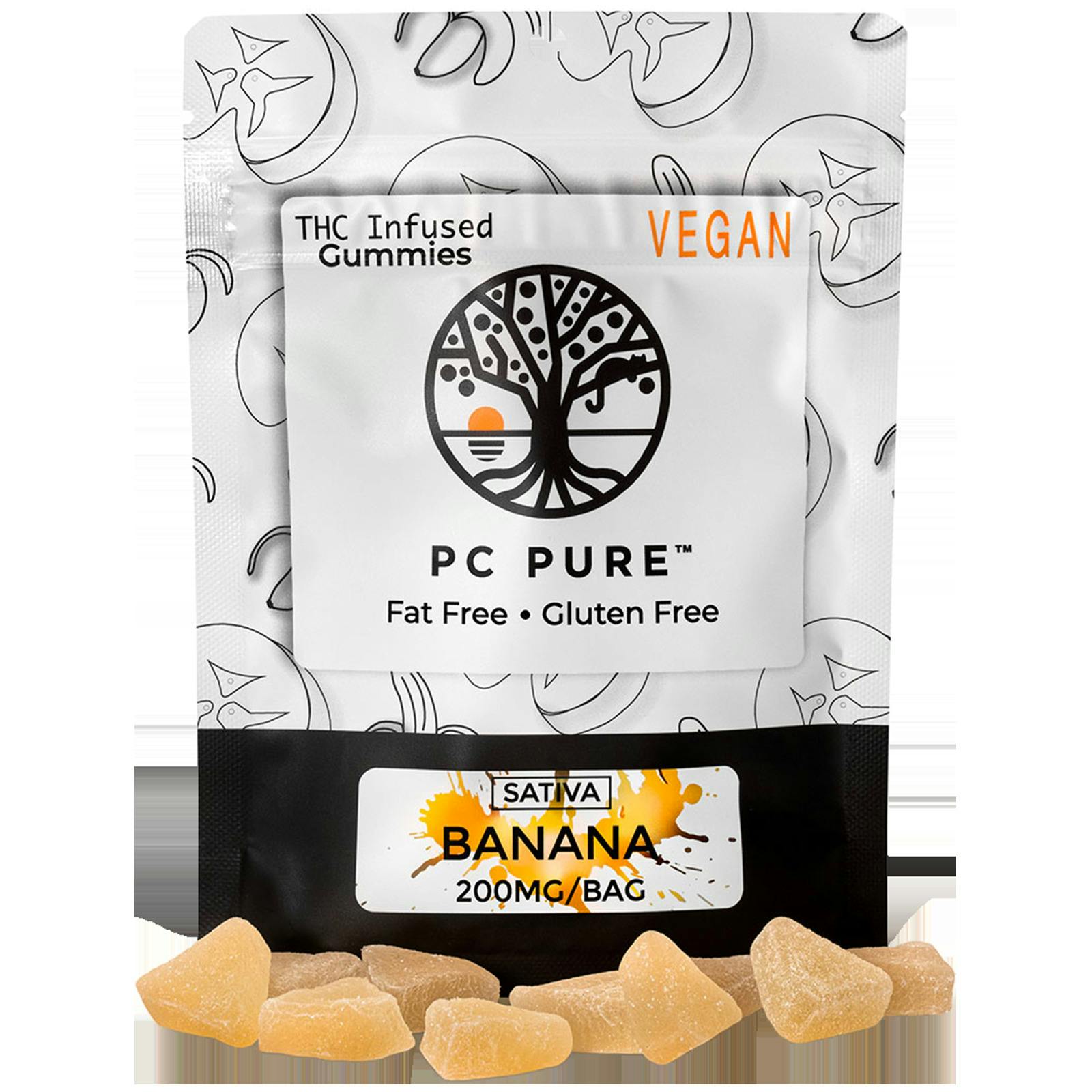 PC Pure | Banana Gummies | 10x20mg
