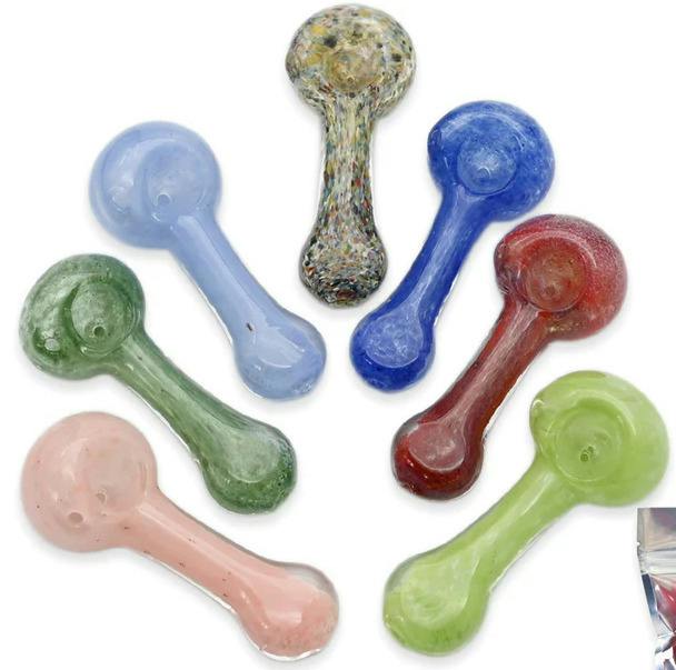 Hand Pipe | Long Egg Shape 3" | Assorted