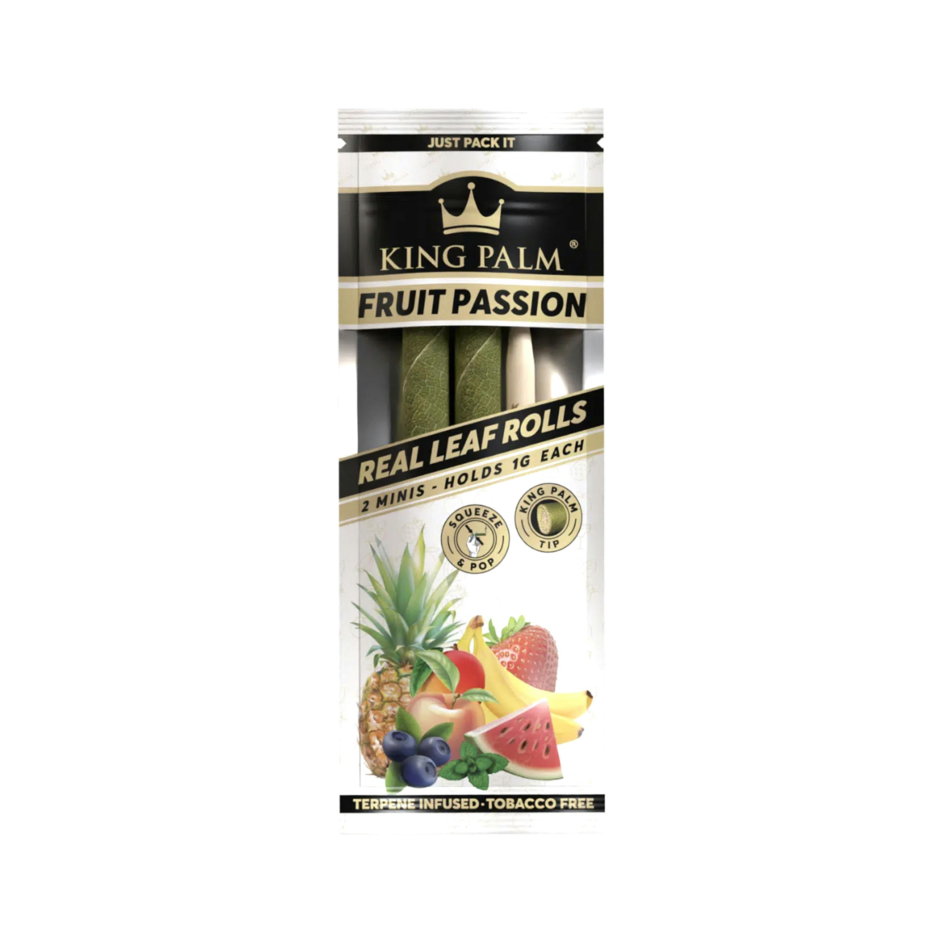 King Palm Fruit Passion Mini Wraps - 2 Pack
