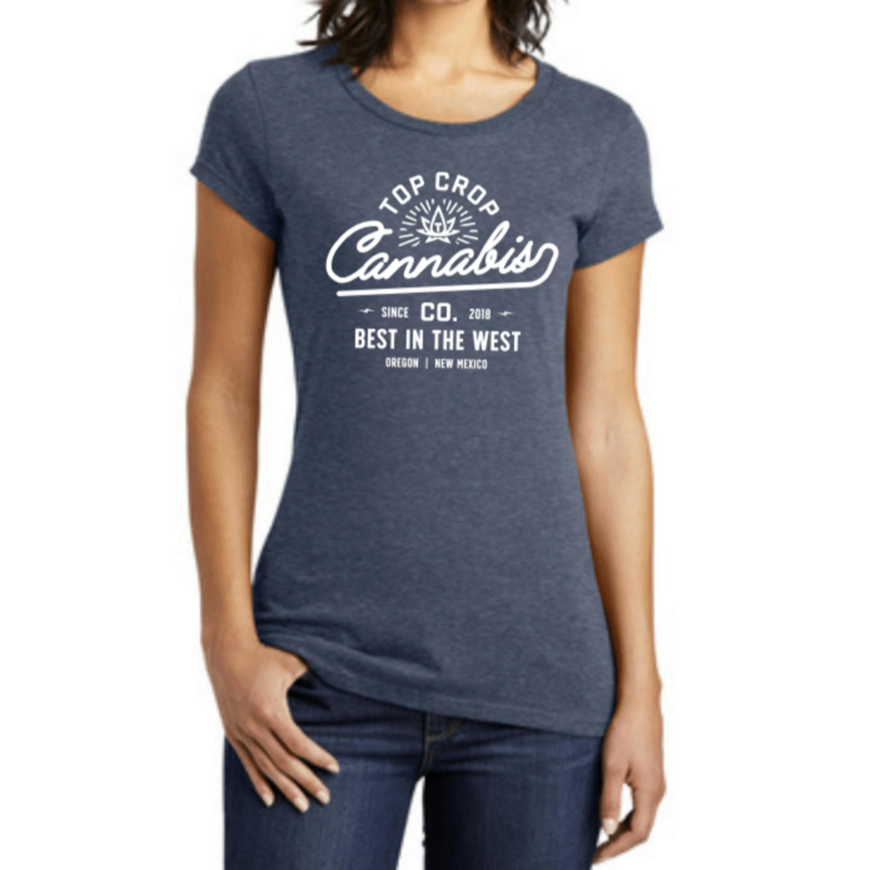 Blue Best in the West Women's Tee - L