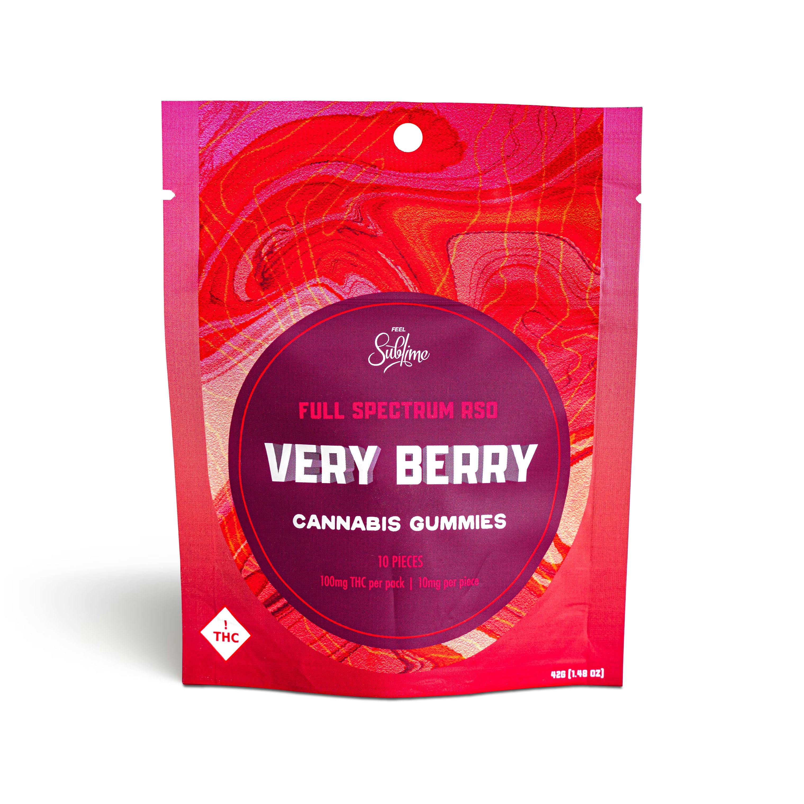 Very Berry RSO Gummies