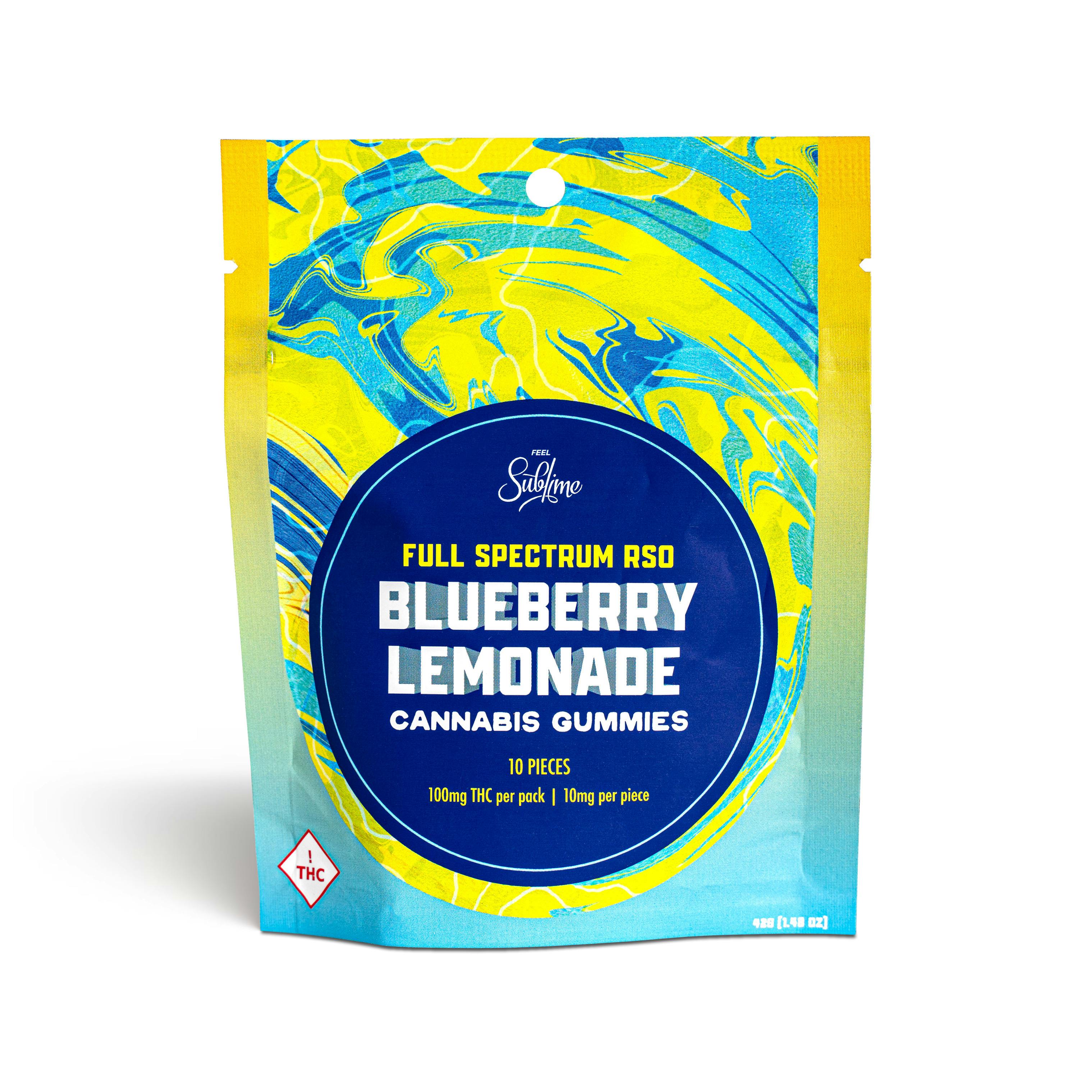 Blueberry Lemonade RSO Gummies