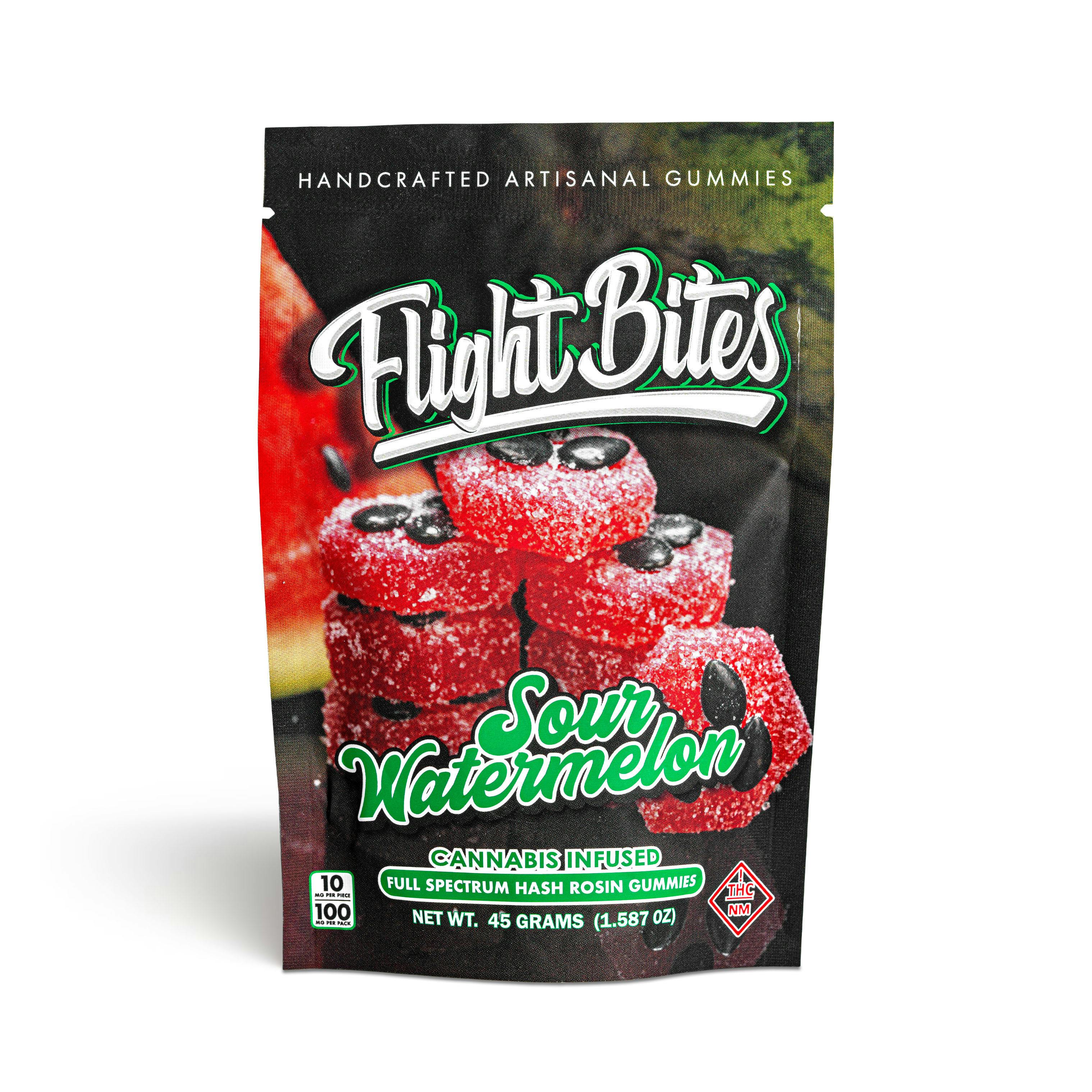 Sour Watermelon Rosin Gummies