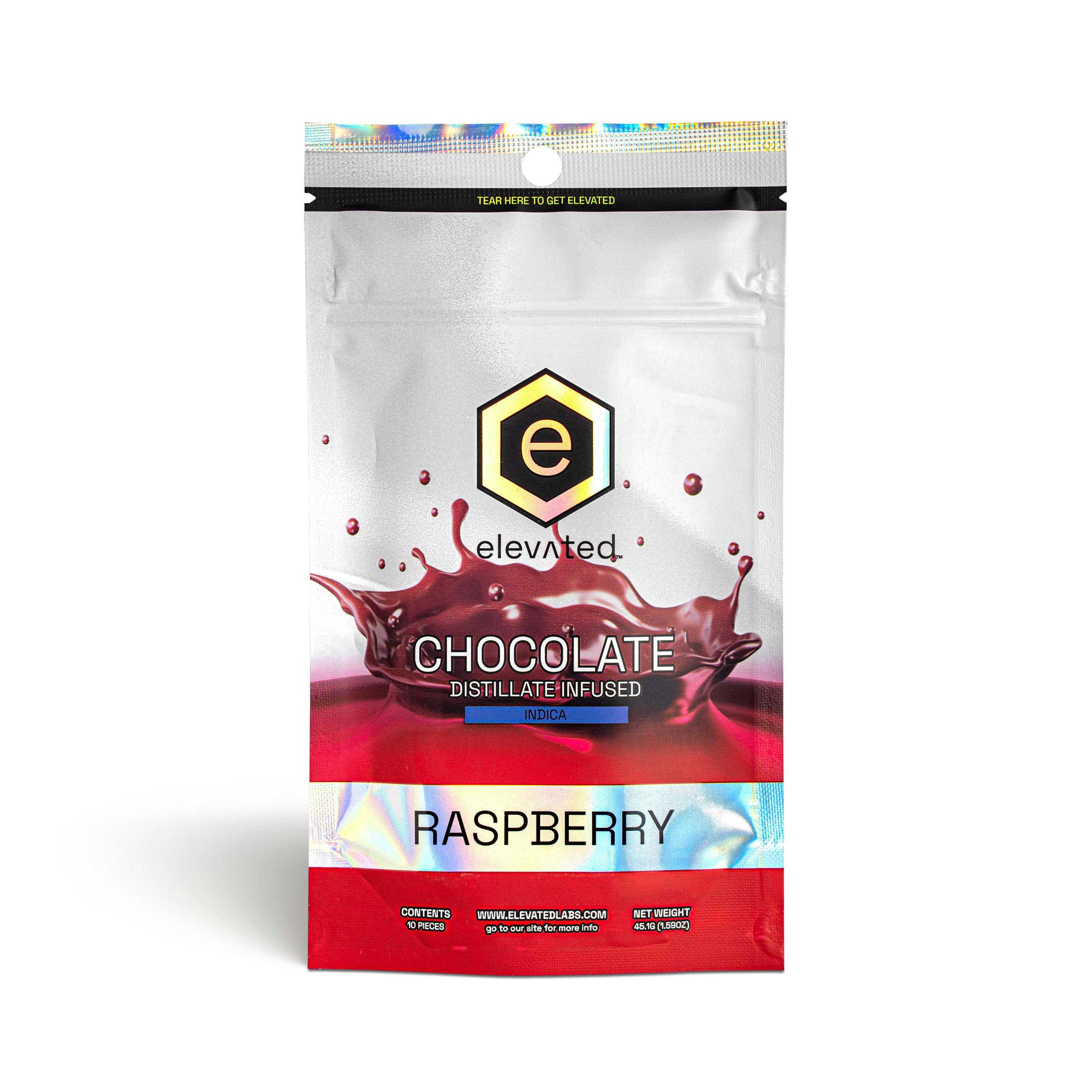 Raspberry Dark Chocolate Bar - 500mg (Medical)