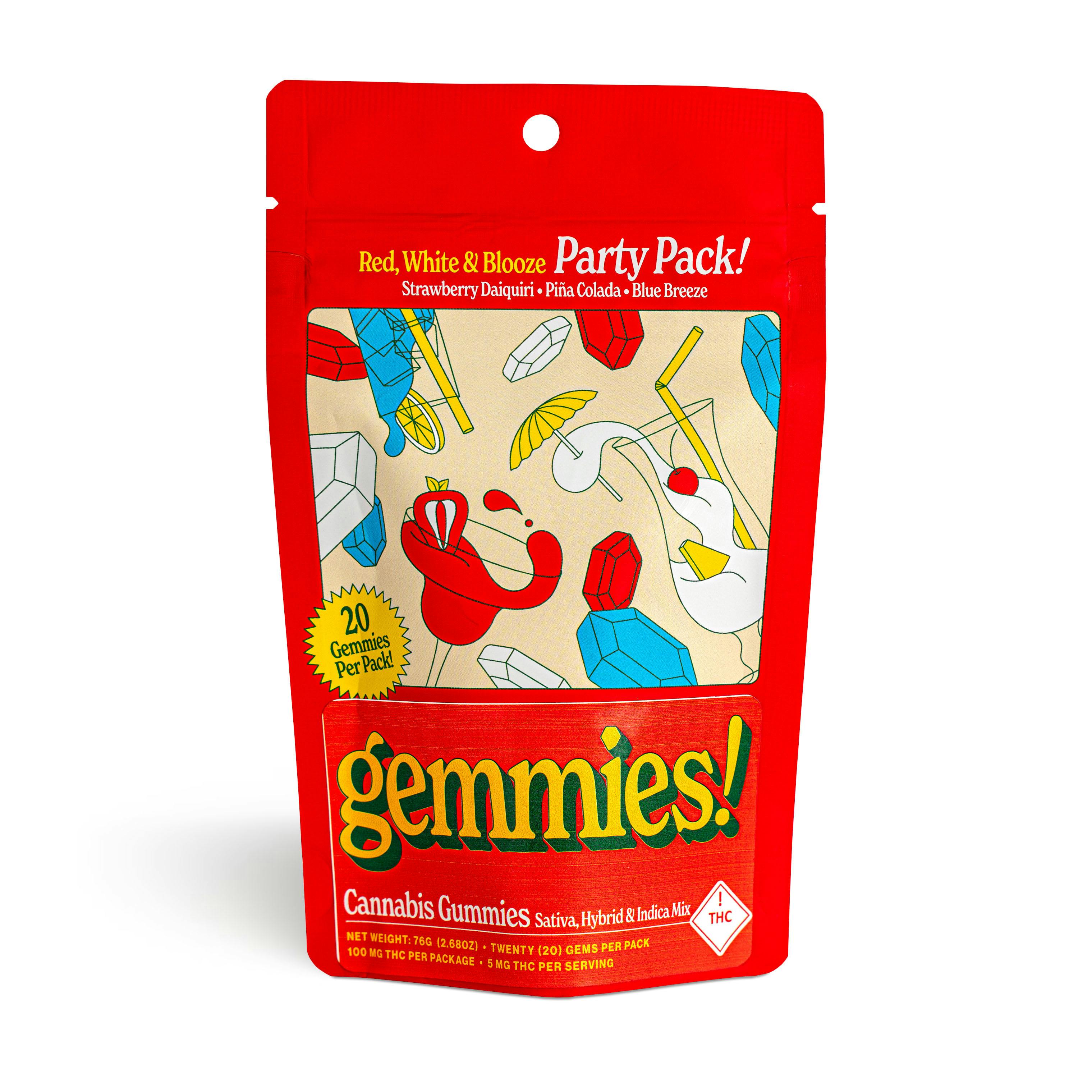 Red, White & Blooze Gemmies