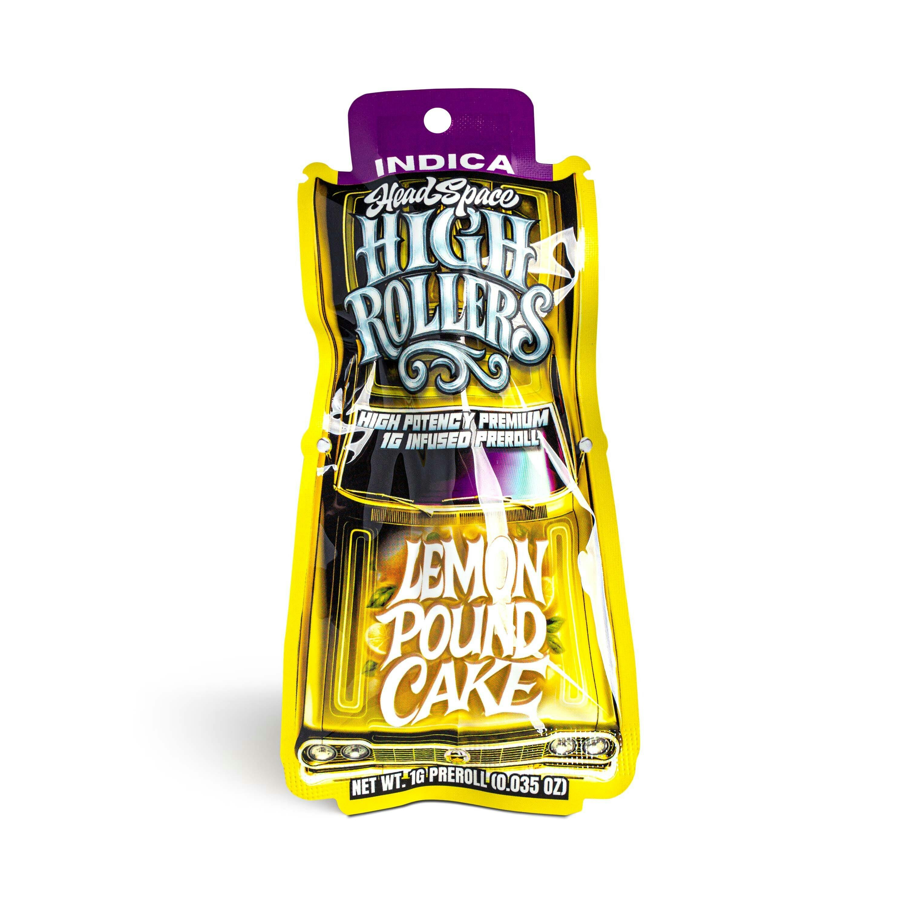 Lemon Pound Cake High Rollers Infused Pre-Roll