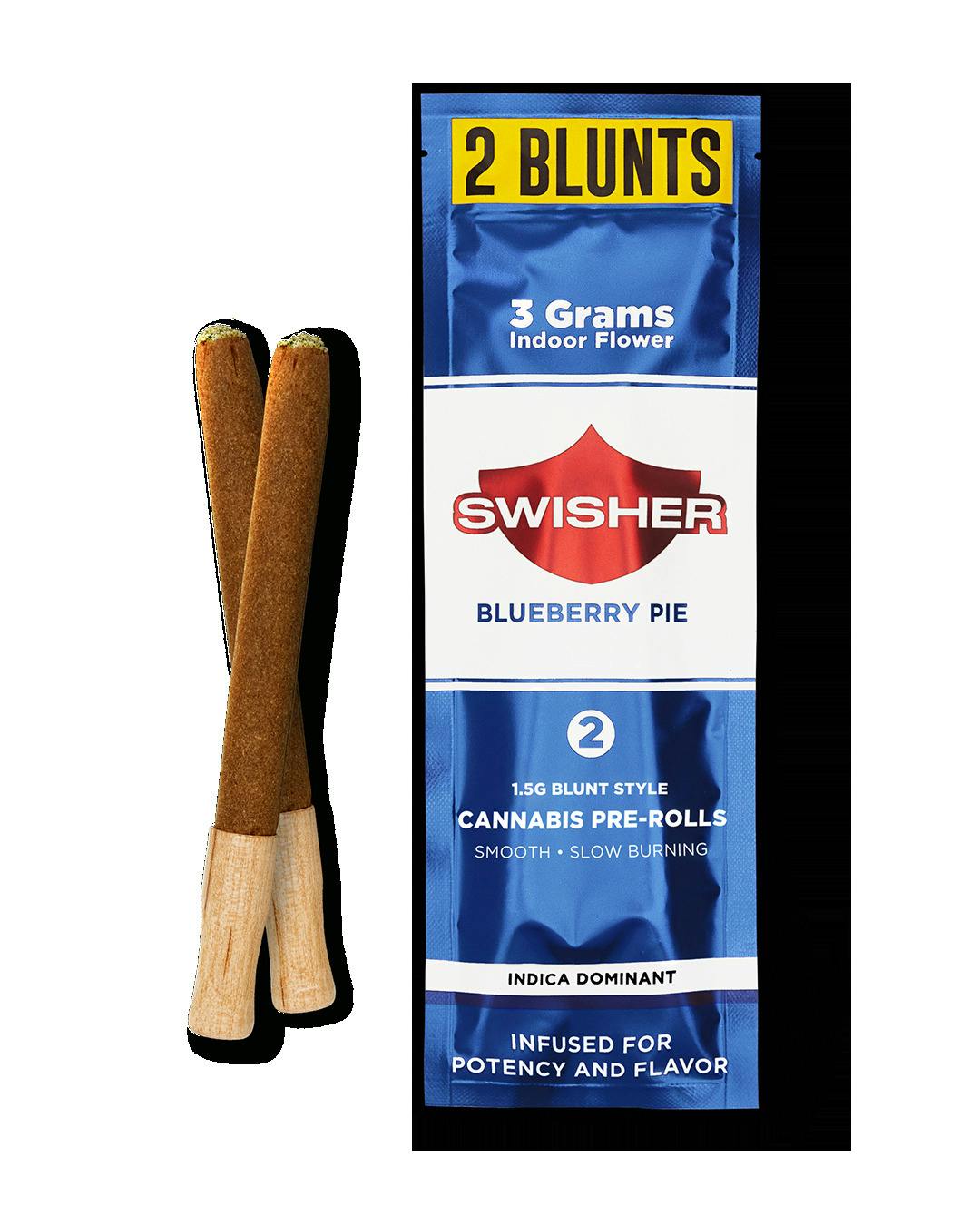 Blueberry Pie Swisher Infused Blunts 2-pack