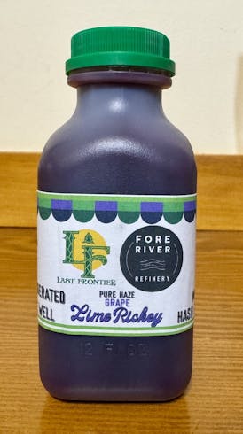 Grape Lime Ricky Hash (Blue Steel) Rosin 100mg Drink | Fore River Refinery