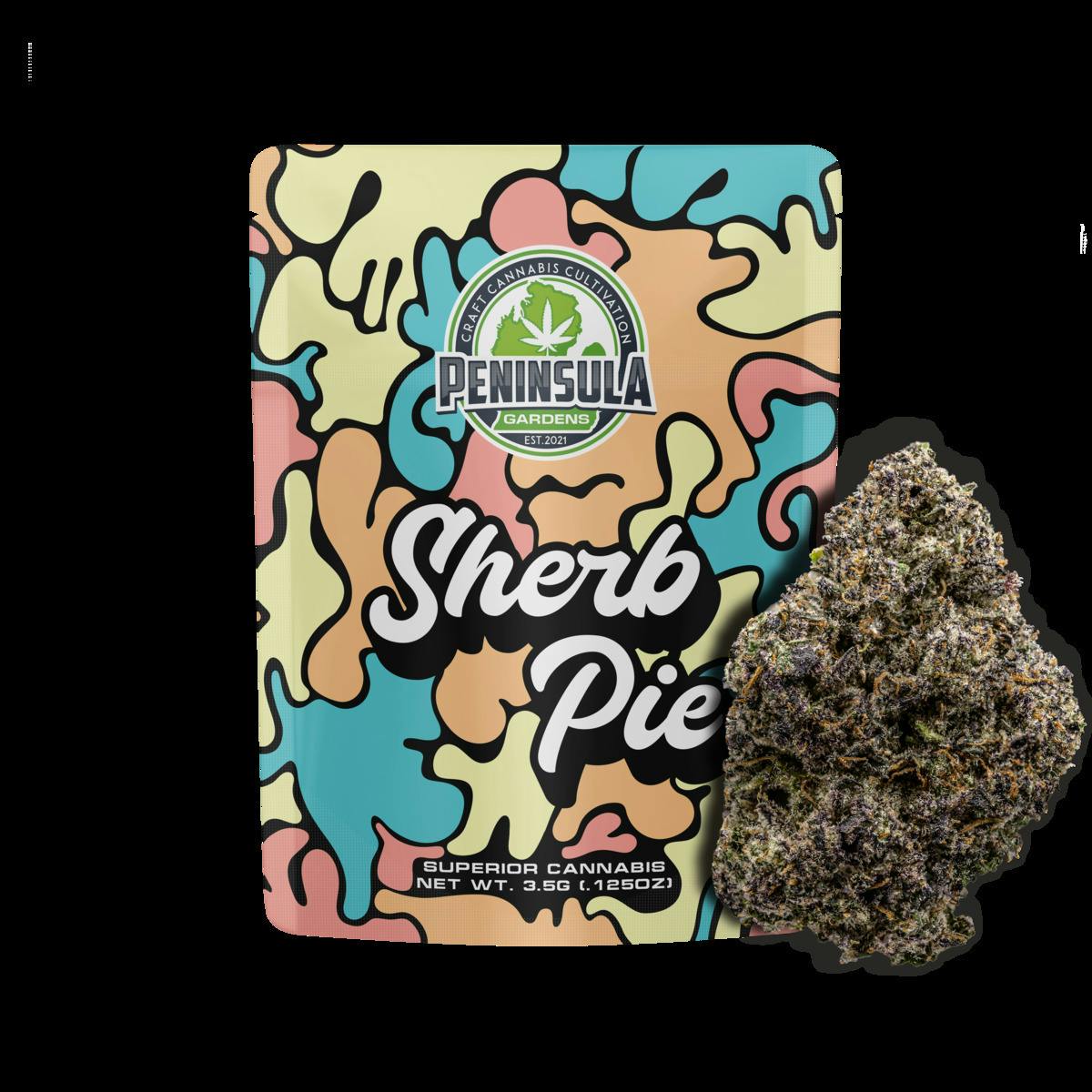 Peninsula Gardens Sherb Pie cannabis product