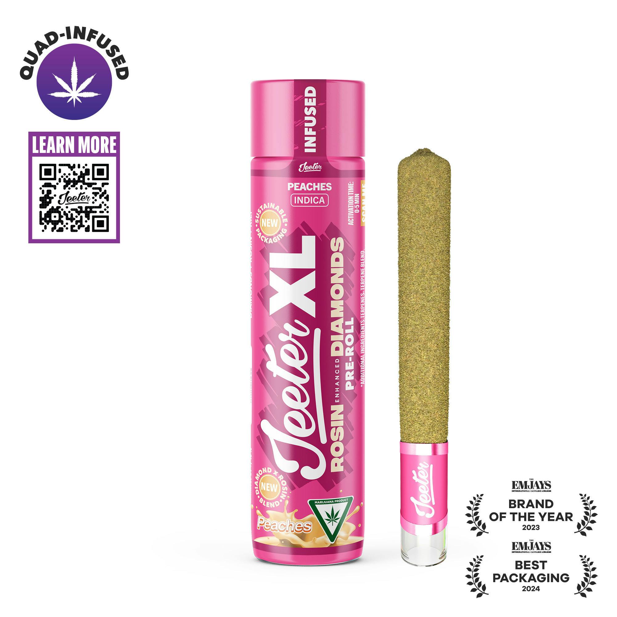 Peaches Quad Infused Pre-Roll cannabis product