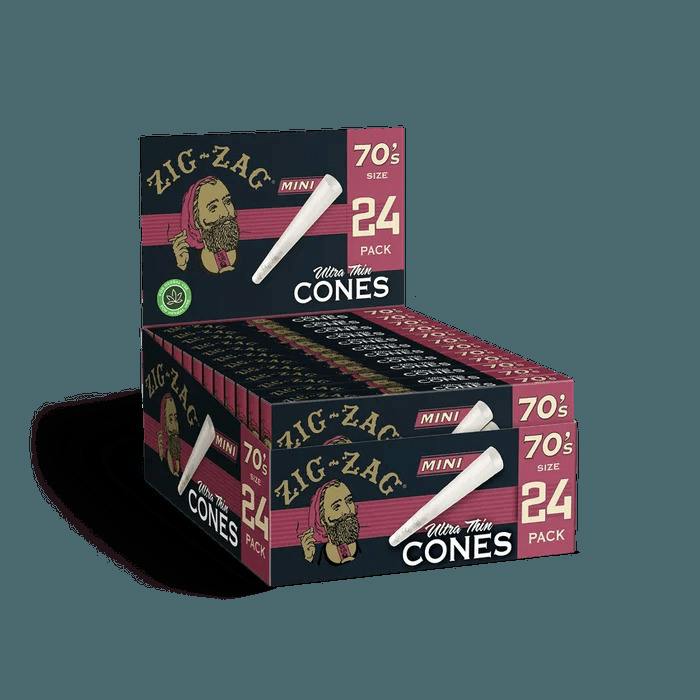 Zig Zag 70's Ultra Thin Cones 24pk