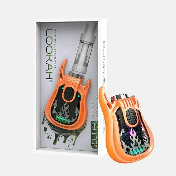 Lookah Guitar Vape Battery - Orange