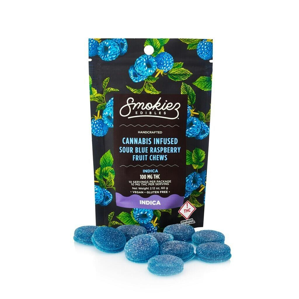 Sour Blue Raspberry Gummies