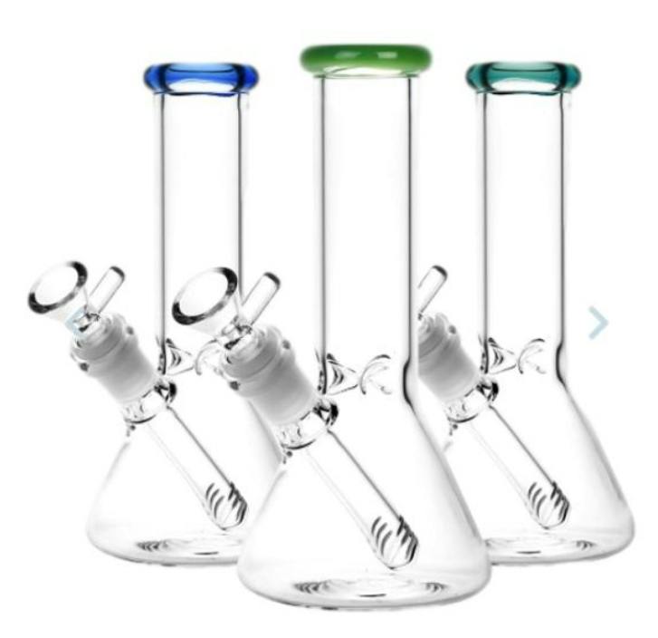8" Mini Beaker Colorful Rim