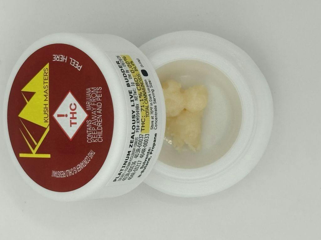 Kush Masters Platinum Zealousy Badder 1 g
