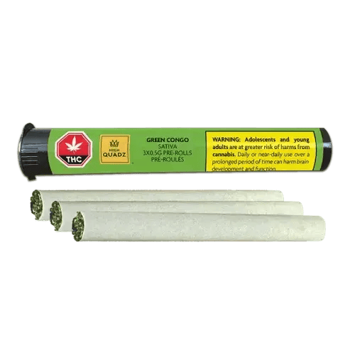 GREEN CONGO Pre Rolls - 3 x