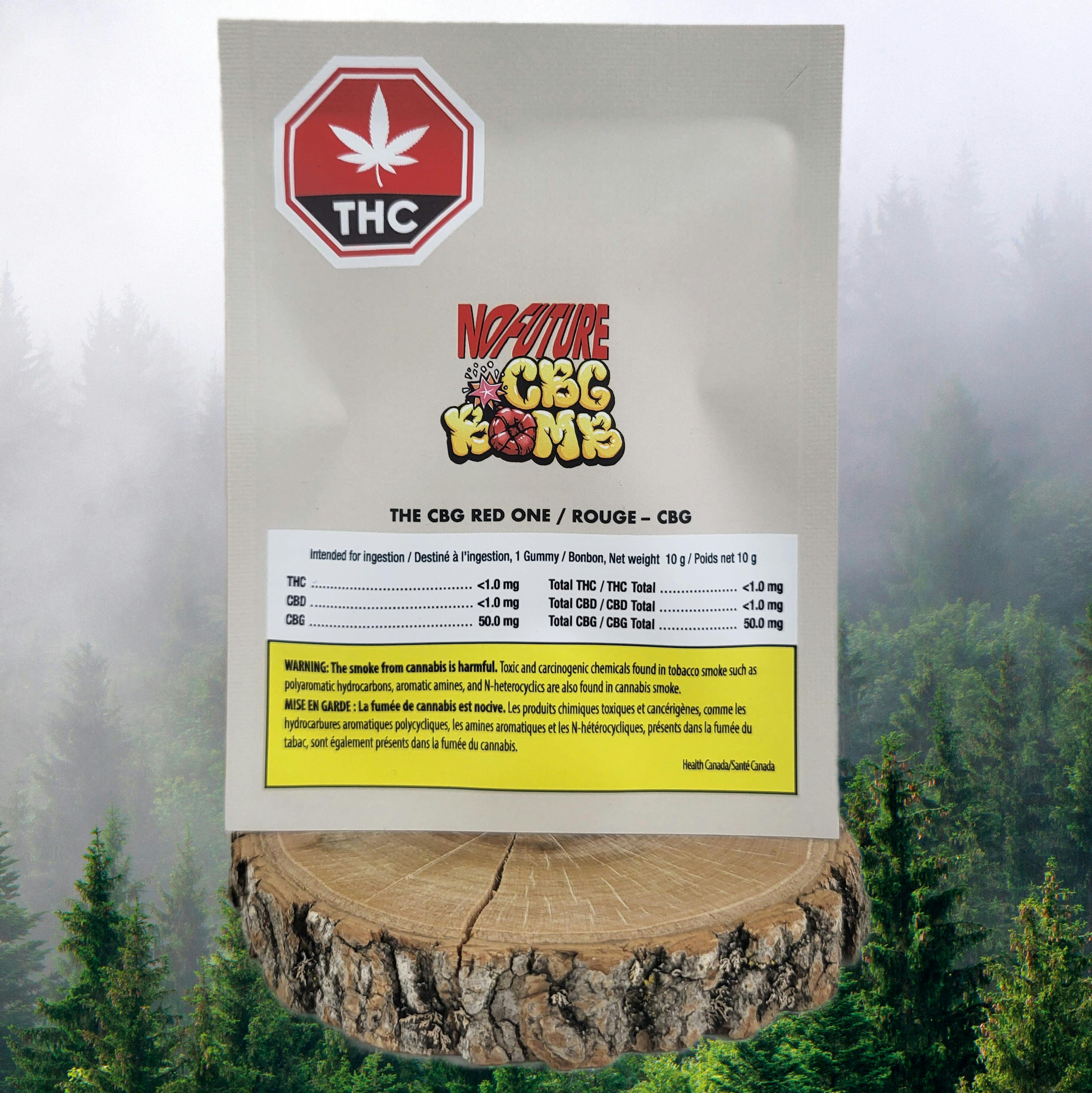 CBG BOMB THE RED ONE CHEWS