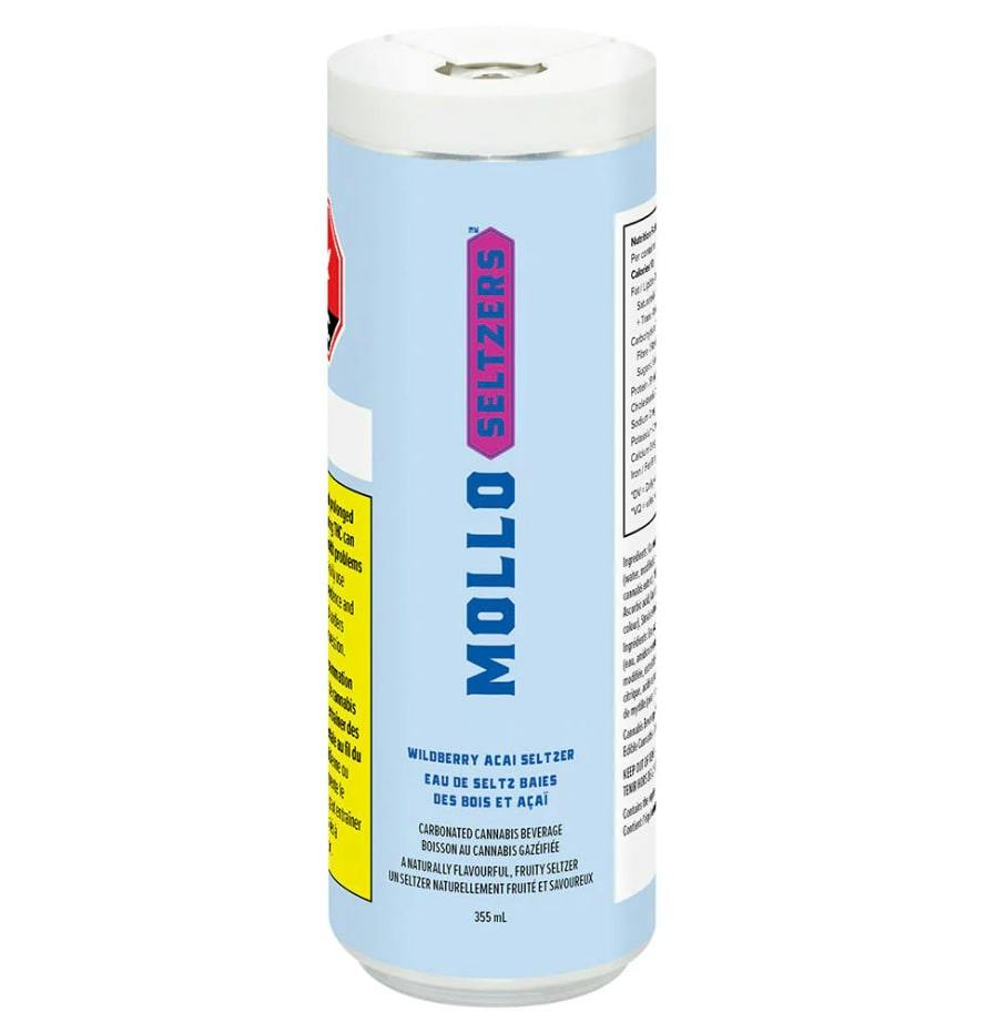 Mollo | WILDBERRY ACAI SELTZER MULTI PACK | 4 x 355ml