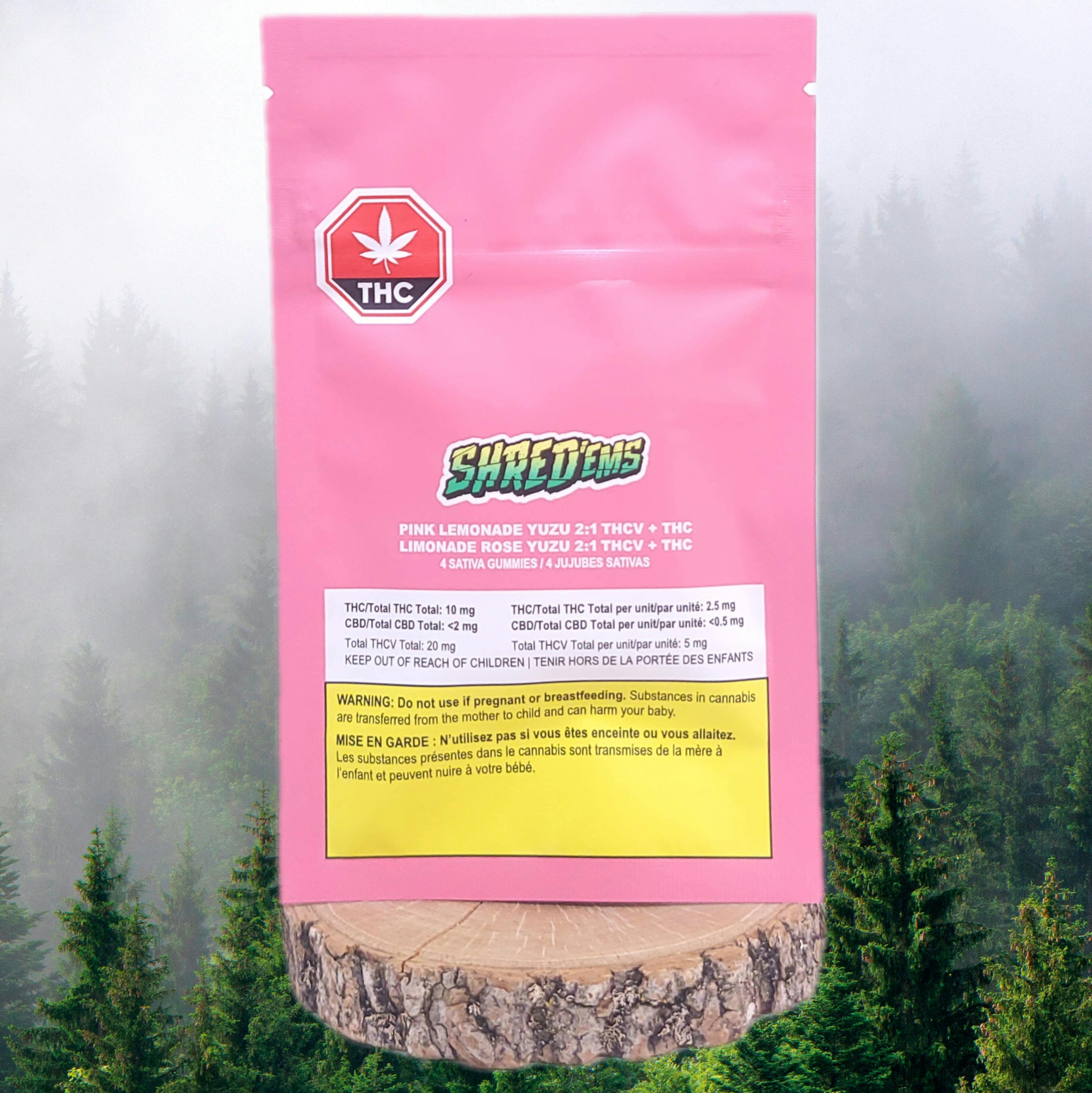 PINK YUZU LEMONADE THCV:THC 2:1 CHEWS | 4 X