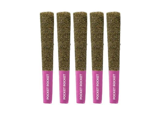 Pistol and Paris | POCKET ROCKETS REDLINE INFUSED PRE-ROLLS | 5 x 0.5g