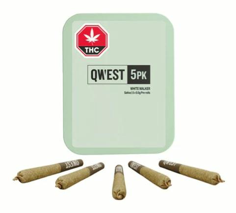 Qwest | WHITE WALKER PRE-ROLLS | 5 x 0.5g
