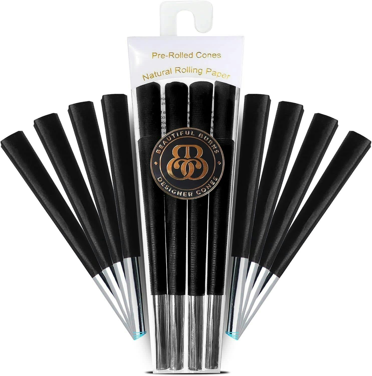 Beautiful Burns | MI-6 (BLACK) ROLLING CONES | 8x