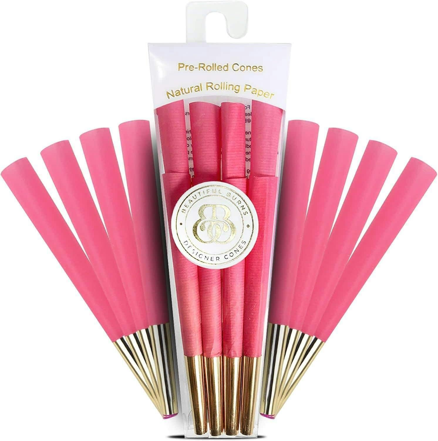 Beautiful Burns | POWER PINK ROLLING CONES | 8x