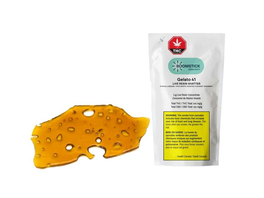 Boomstick | GELATO 41 LIVE RESIN SHATTER | 1g