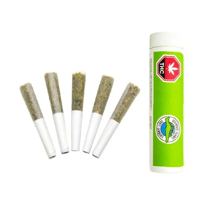 Weathered Islands Craft Cannabis | TEXADA BALANCE PRE-ROLLS | 5 x 0.35g