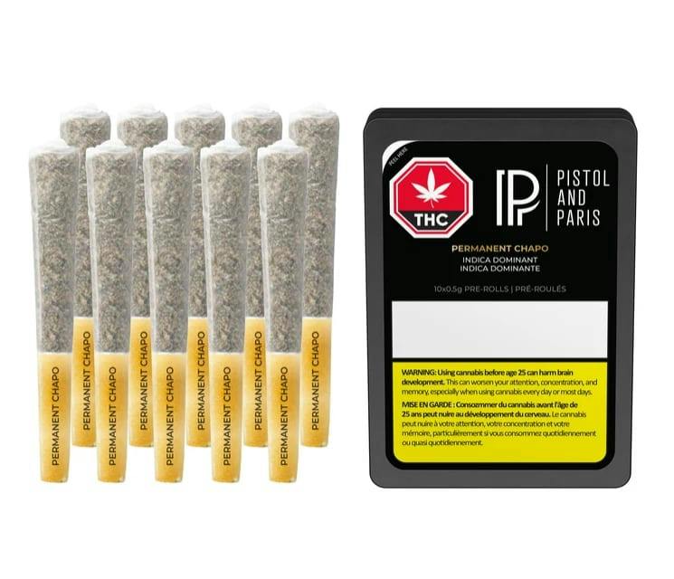 Pistol and Paris | PERMANENT CHAPO PRE-ROLLS | 10 x 0.5g