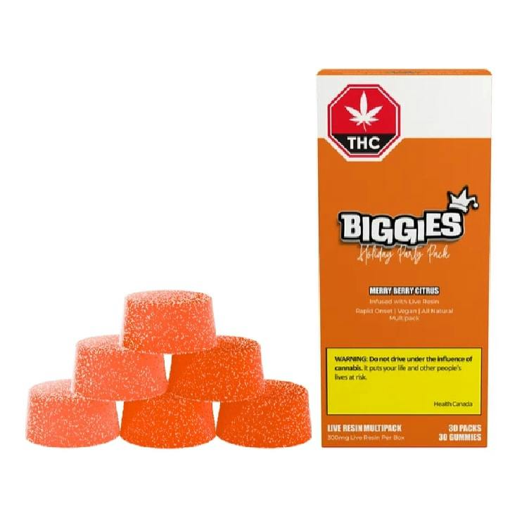 Biggies | MERRY BERRY CITRUS LIVE RESIN CHEWS MULTIPACK LTO | 30 x 10mg