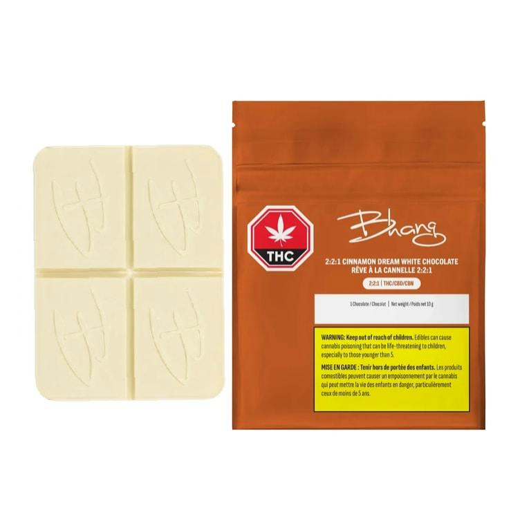 Bhang | CINNAMON DREAM THC/CBD/CBN WHITE CHOCOLATE LTO | 10mg