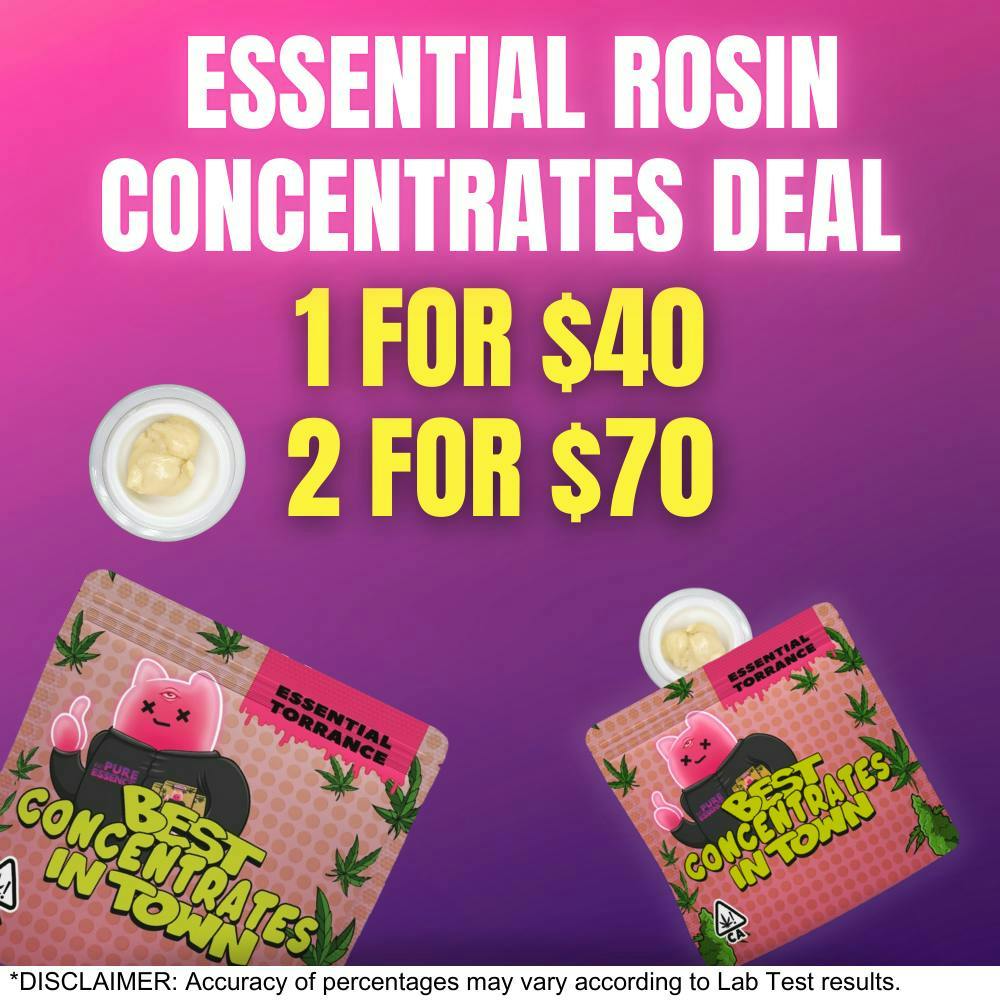 Rosin Concentrates $60