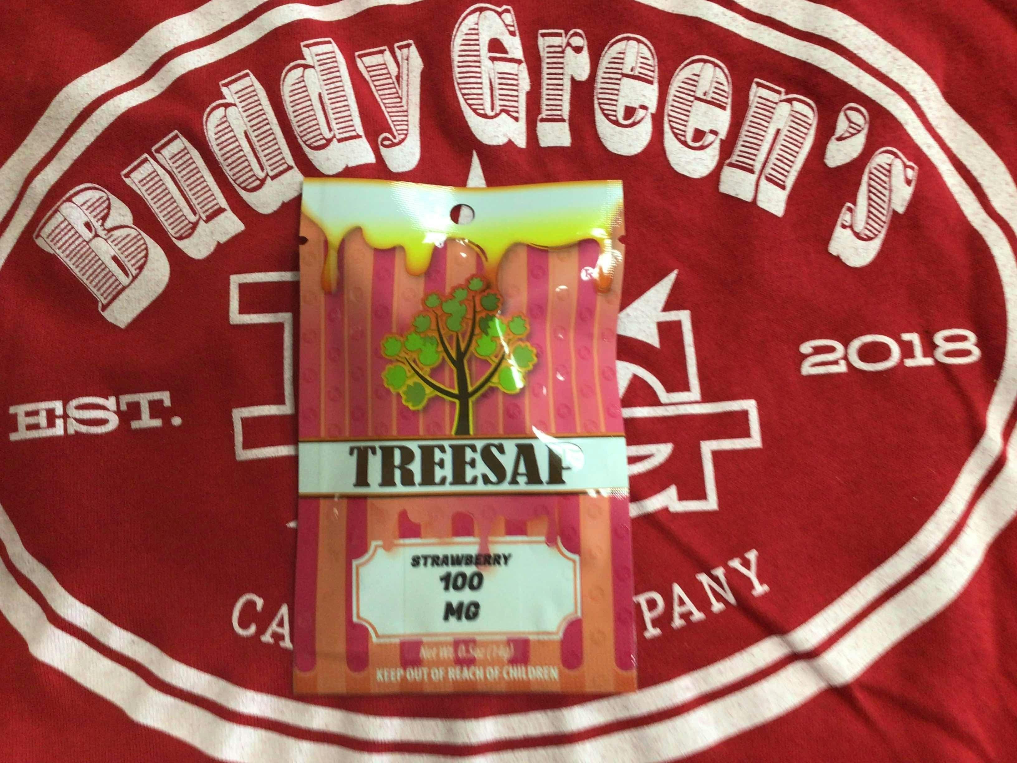Treesap Gummy Strawberry 100mg at Buddy Green's Cannabis Co.