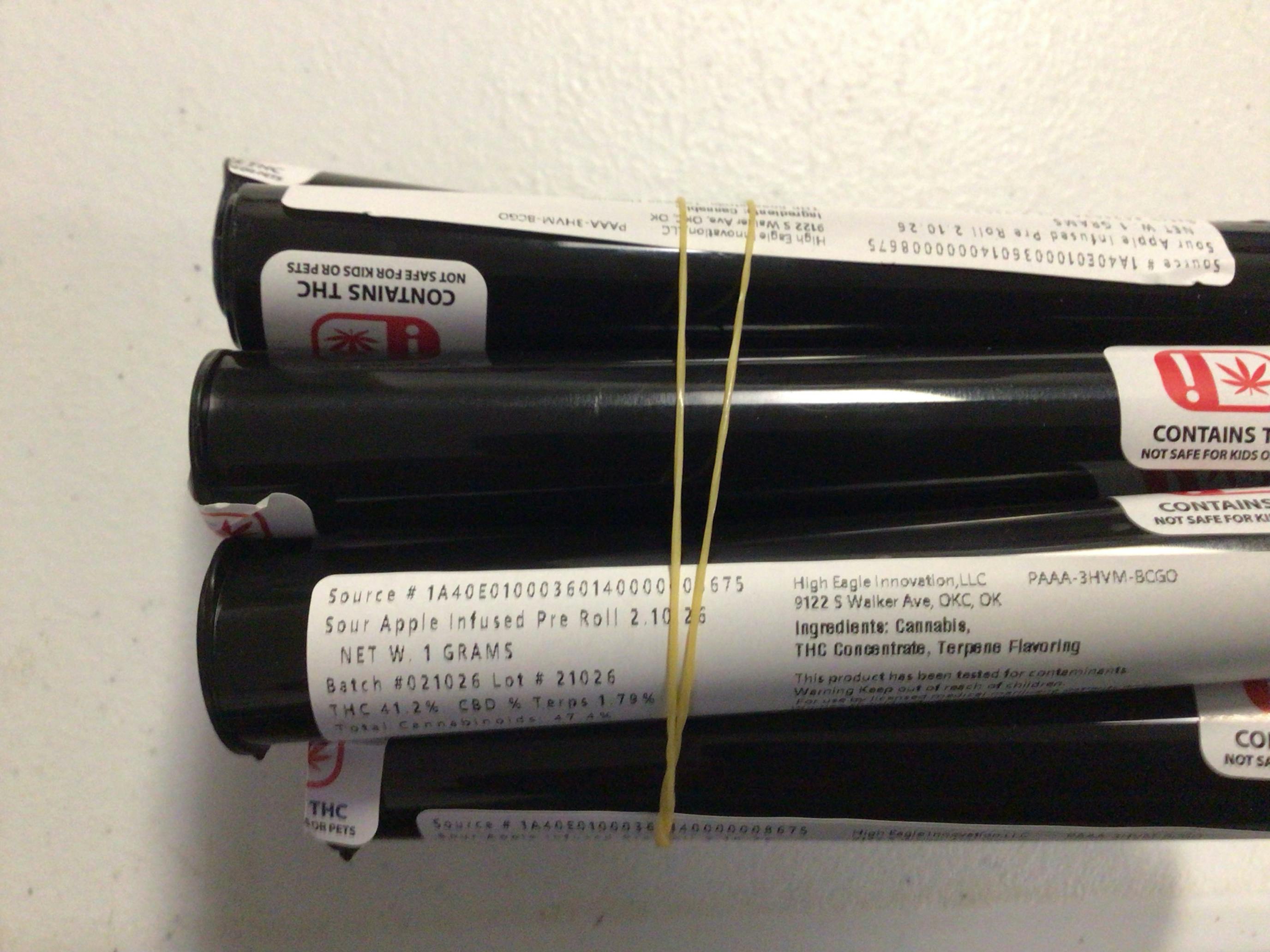 Sour Apple Infused Pre Roll
