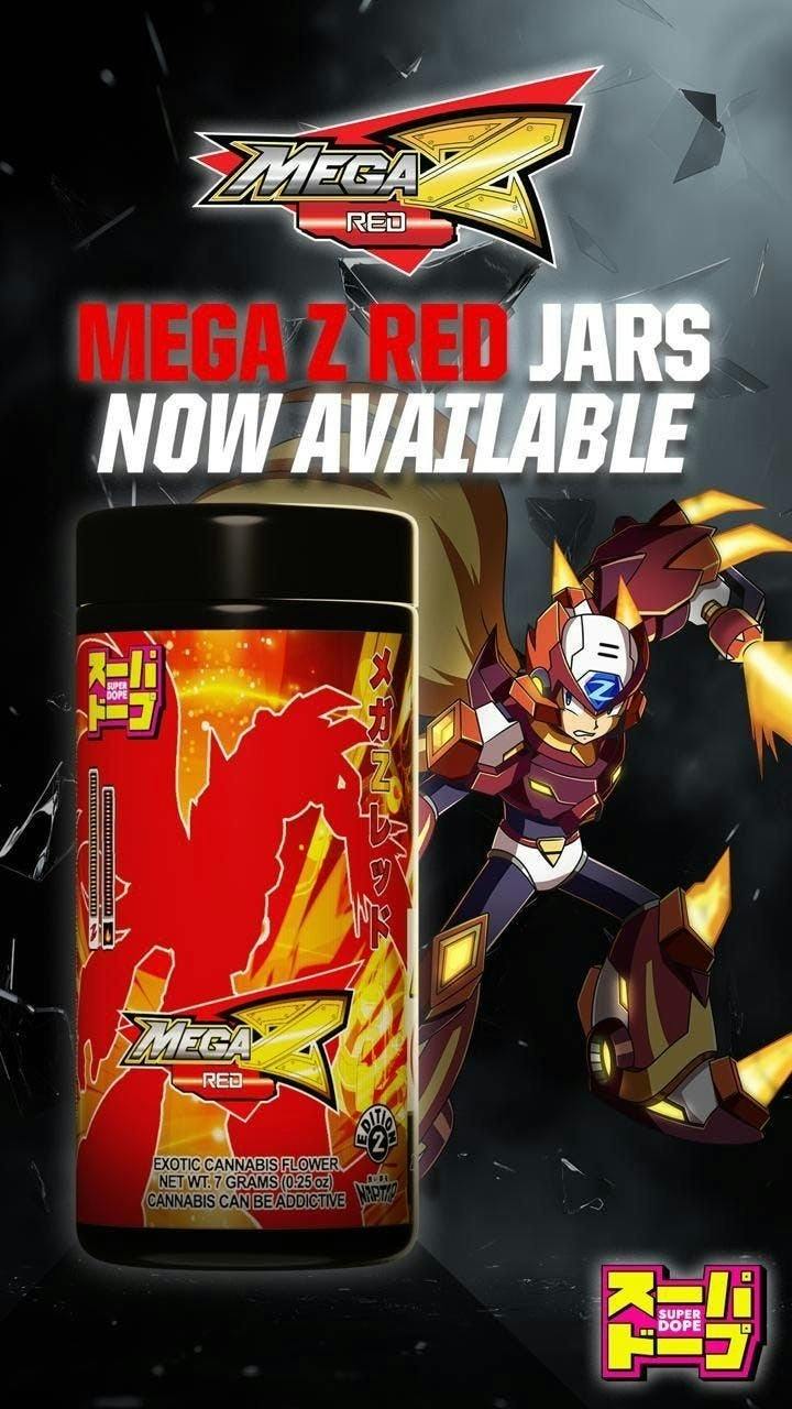 SUPER DOPE - Mega Z - Red - Flower